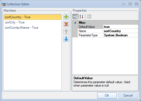 Picture 5. Report parameters