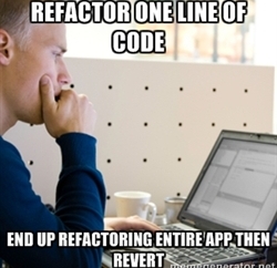 code refactoring